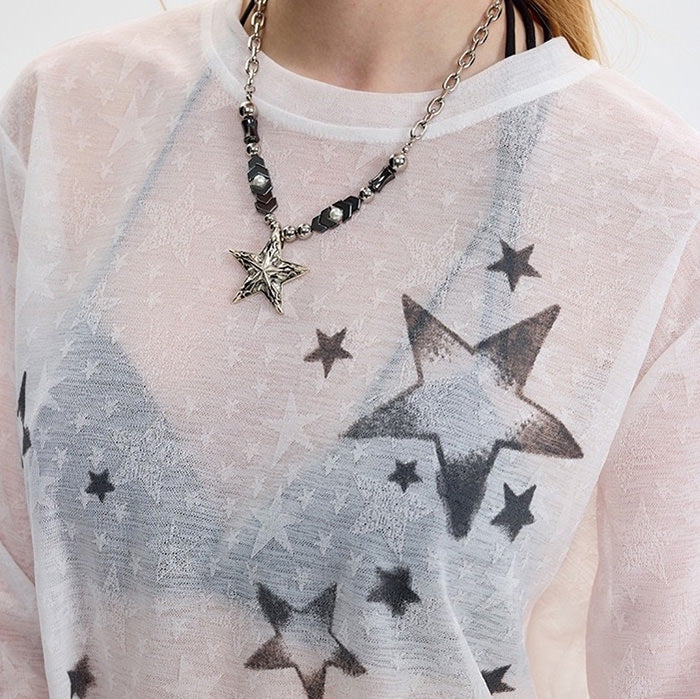 star girl aesthetic long sleeve top boogzel clothing