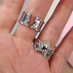 star girl aesthetic ring set boogzel clothing