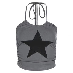 star girl halter crop top boogzel clothing