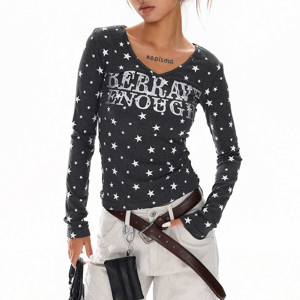 star girl long sleeve top boogzel clothing