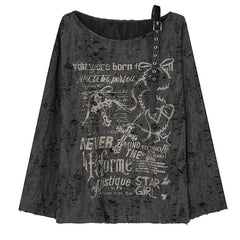 star girl one shoulder top boogzel clothing