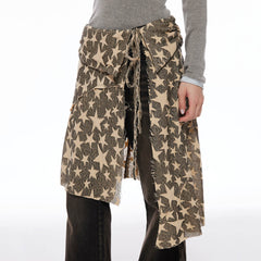 star girl overlay wrap skirt belt boogzel clothing