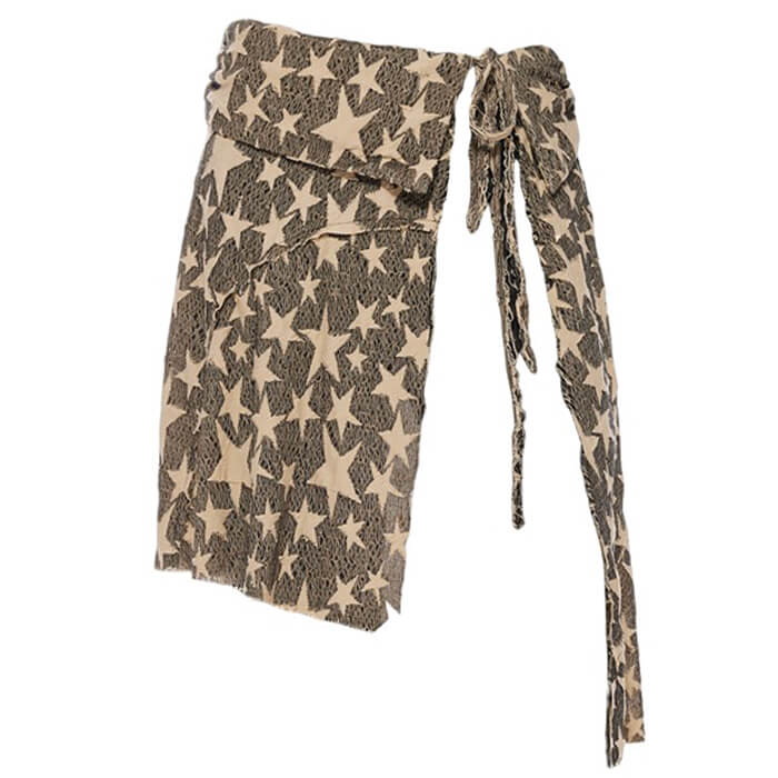 star girl overlay wrap skirt belt boogzel clothing