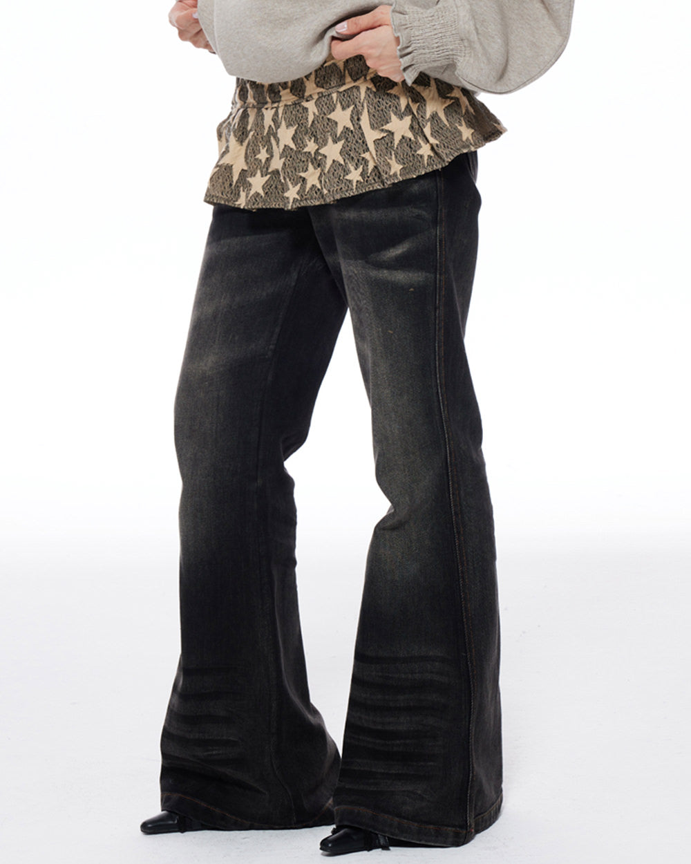 star print y2k overlay belt boogzel clothing