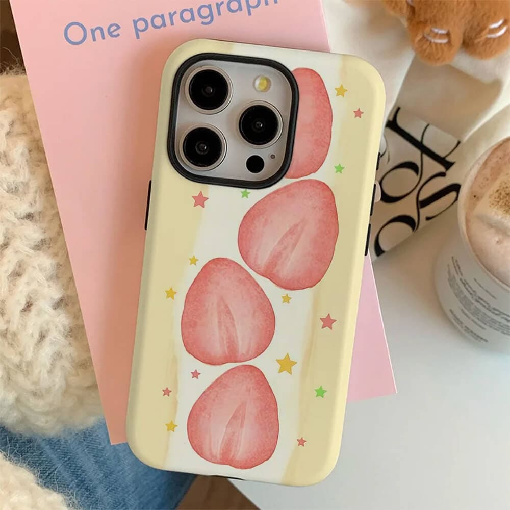 strawberry cake iphone case boogzel clothing