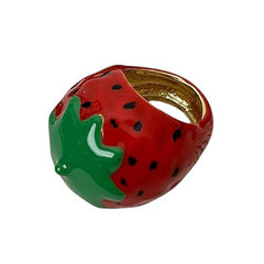 strawberry chunky ring boogzel clothing