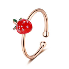 strawberry thin ring boogzel clothing