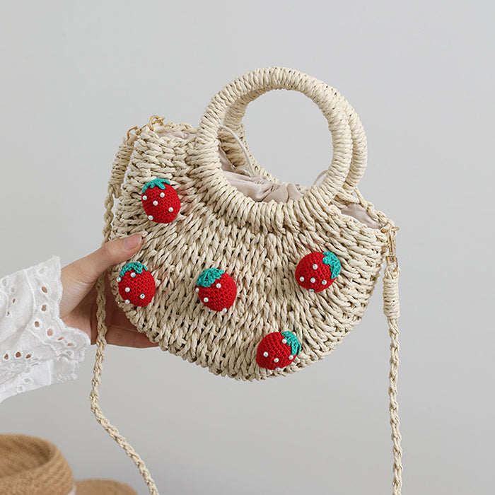strawberry straw bag boogzel clothing