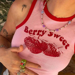 strawberry tank top boogzel clothing