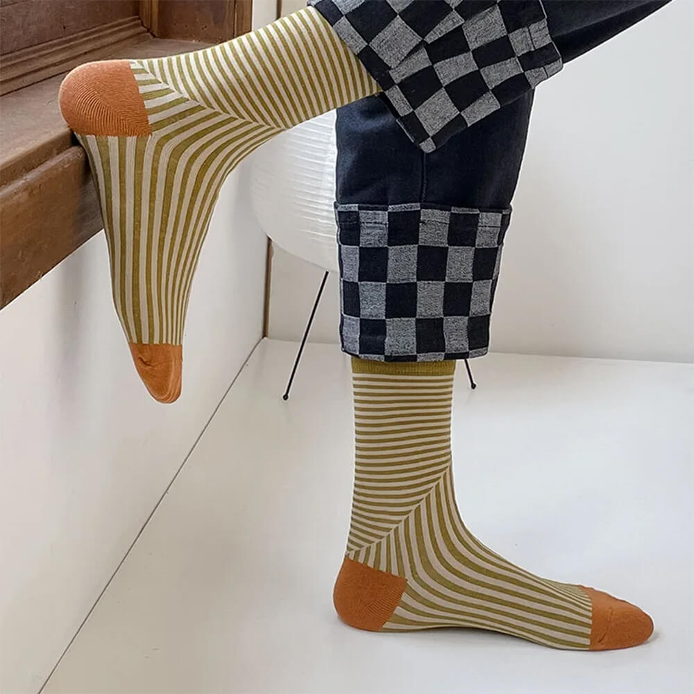 striped pattern socks boogzel clothing
