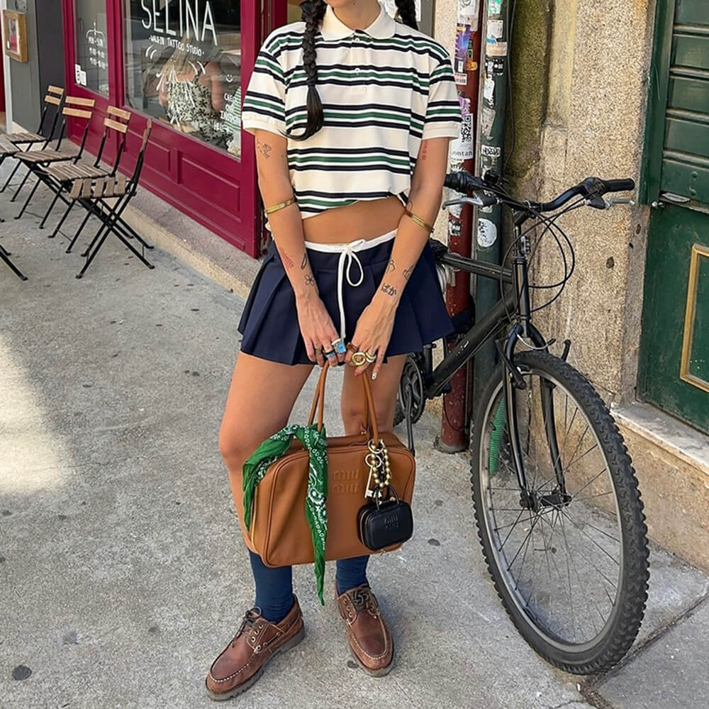 striped polo shirt boogzel clothing