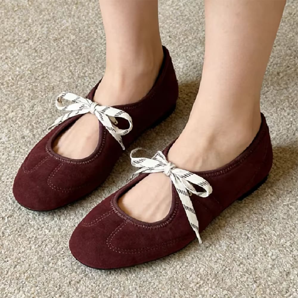 suede lace up mary jane flats boogzel clothing