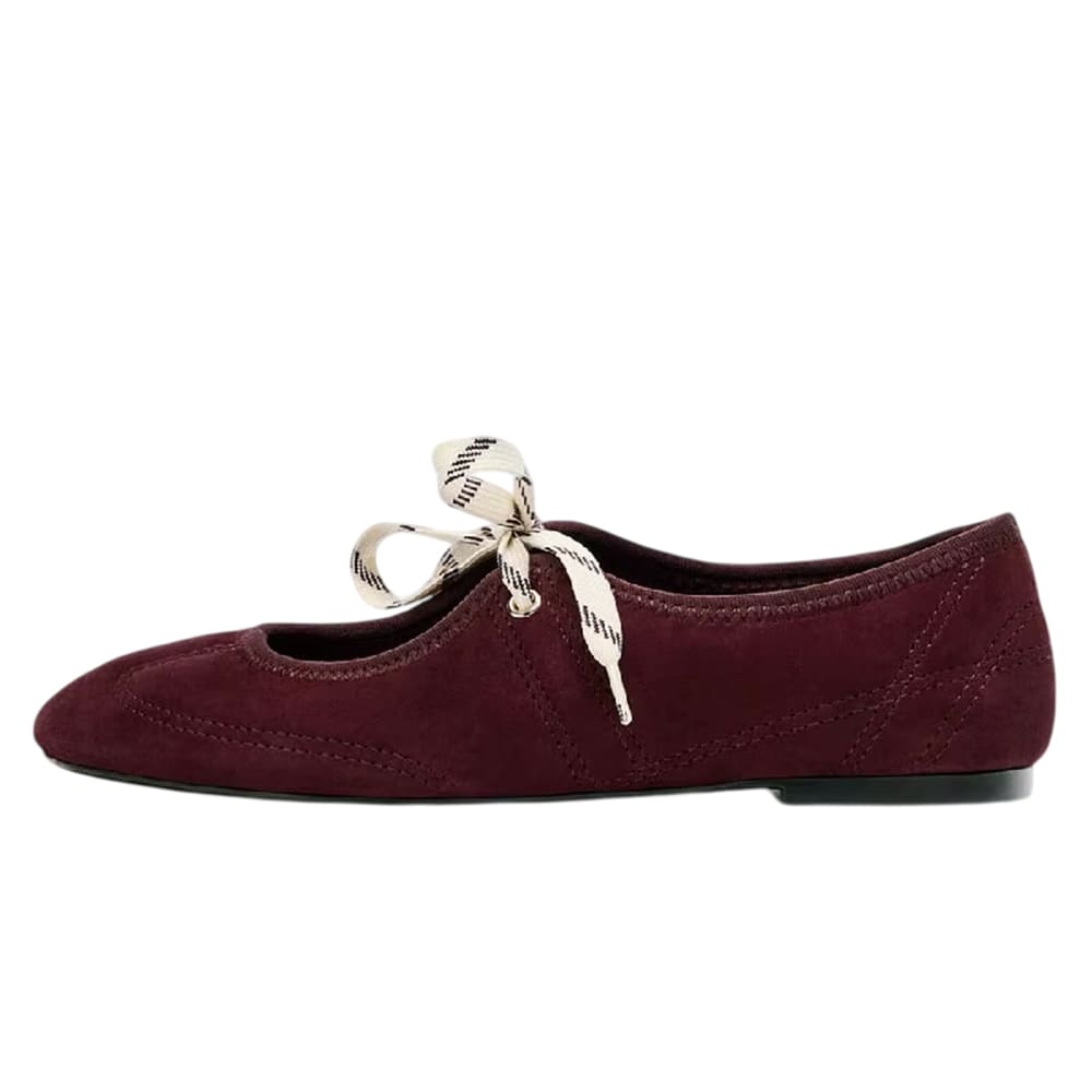 suede lace up mary jane flats boogzel clothing