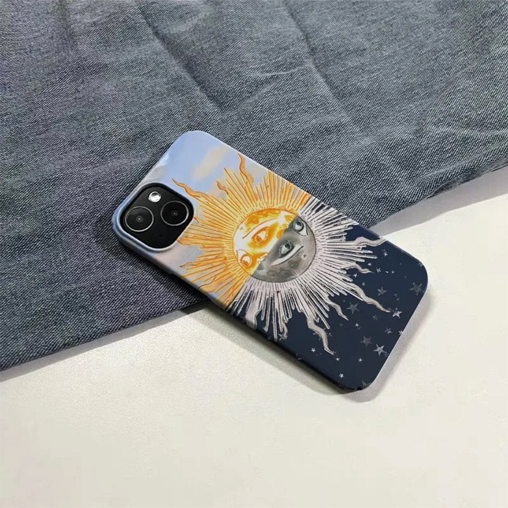 sun and moon aesthetic iphone case boogzel clothing