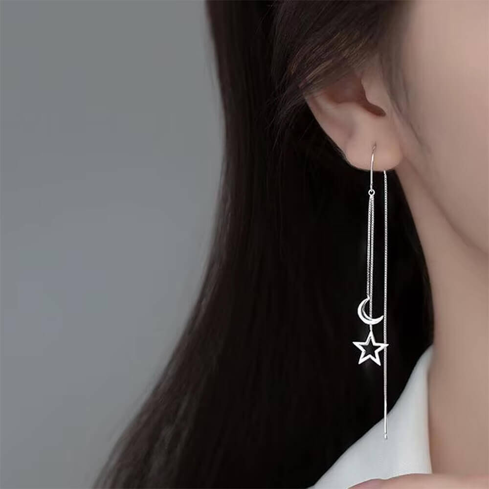 sun and moon dangle earrings boogzel clothing