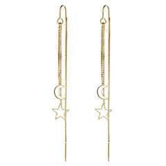 sun and moon dangle earrings boogzel clothing