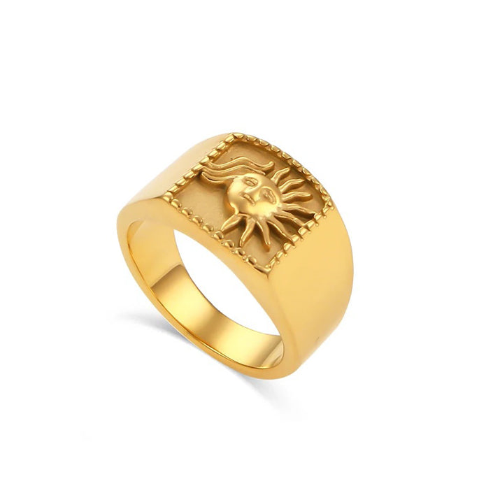 sun gold ring boogzel clothing