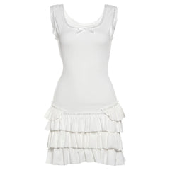 swan balletcore mini dress boogzel clothing