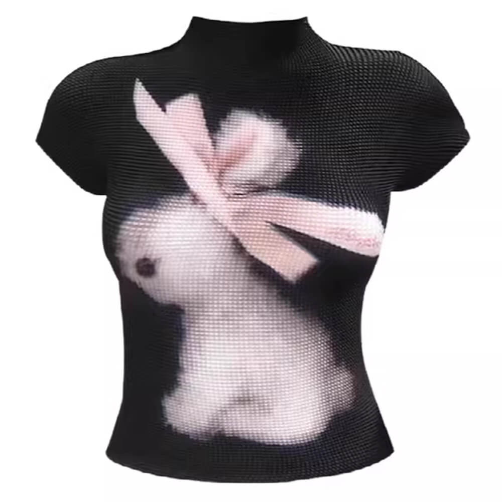Sweet Attitude Bunny Y2K Top