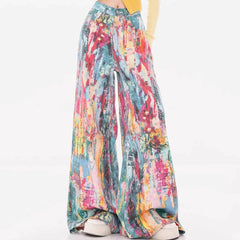 tie dye wide leg jeans boogzel clothing
