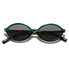 tinted lens oval sunglasses boogzel clothing