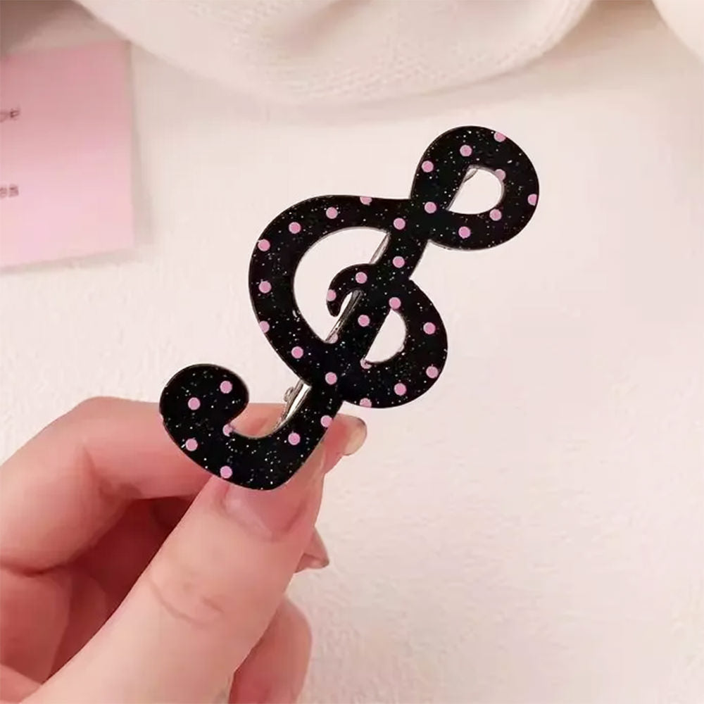 treble clef hair clip boogzel clothing