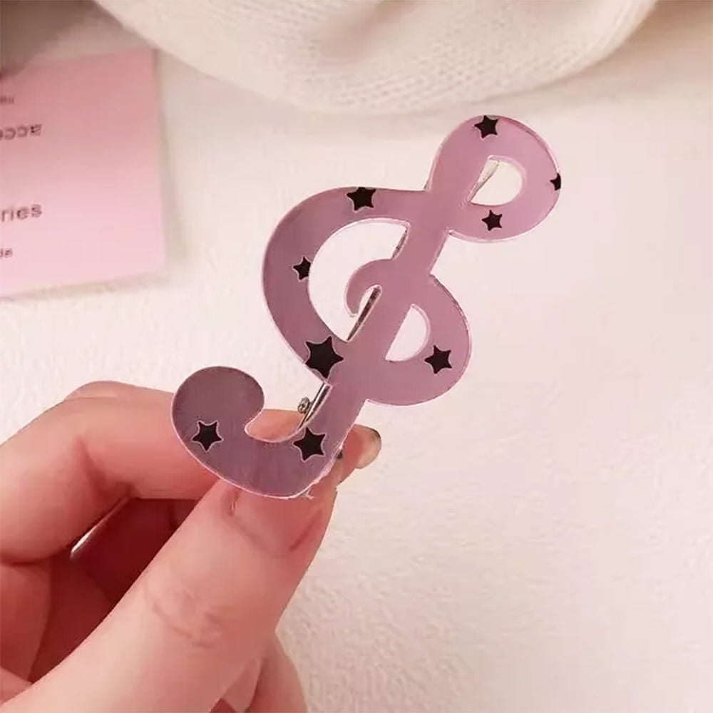 treble clef hair clip boogzel clothing