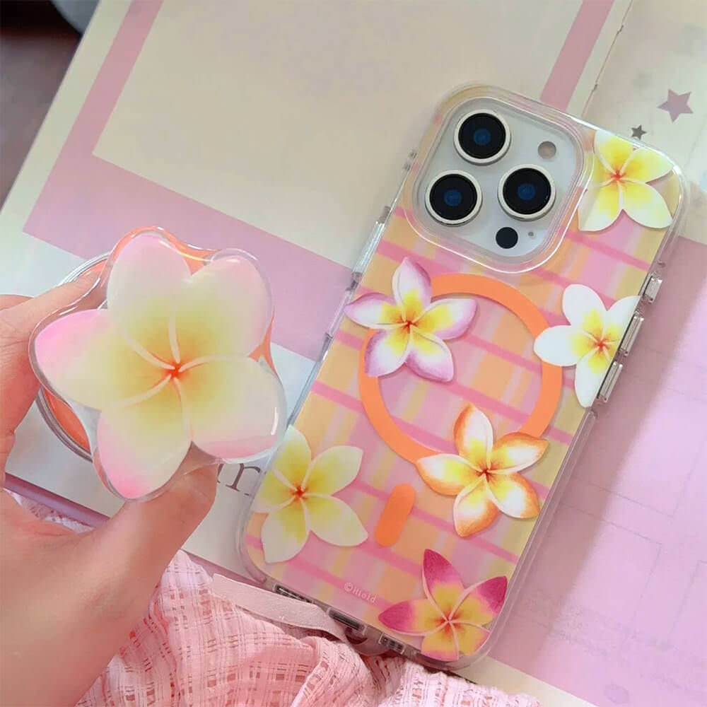 tropical flower iphone case boogzel clothing