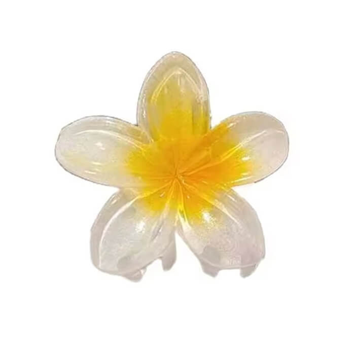tropical flower 6pcs mini hair clip set boogzel clothing