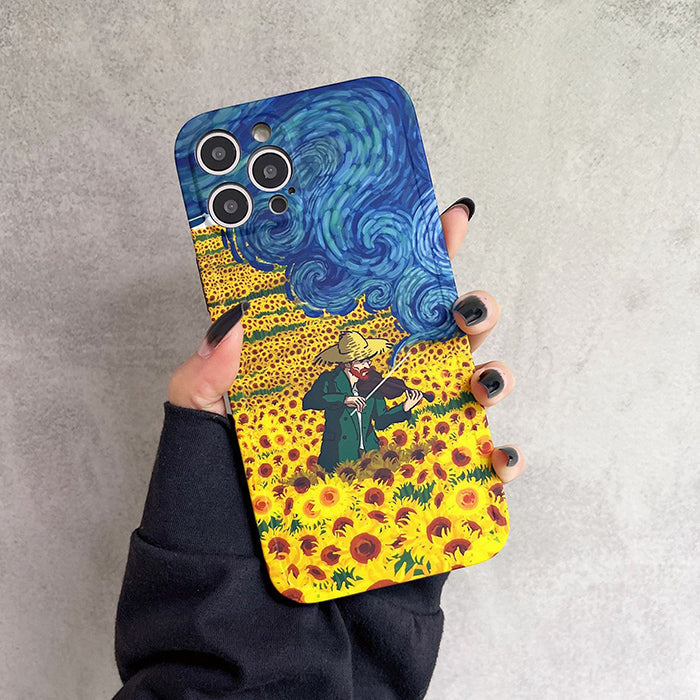van gogh sunflowers iphone case boogzel clothing