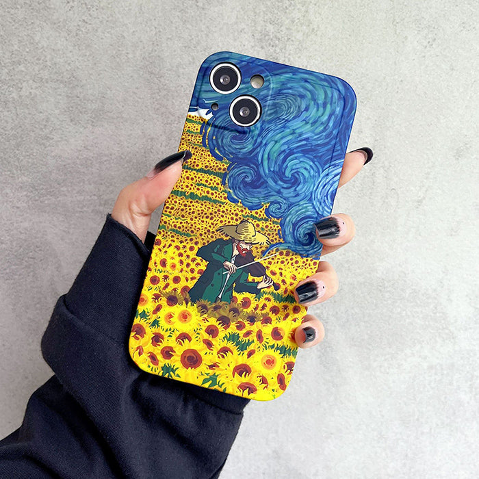van gogh sunflowers iphone case boogzel clothing