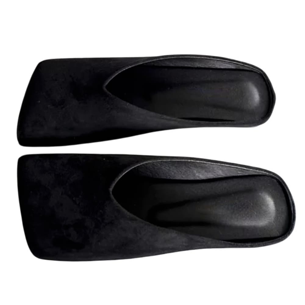 velvet slip on mule shoes boogzel clothing