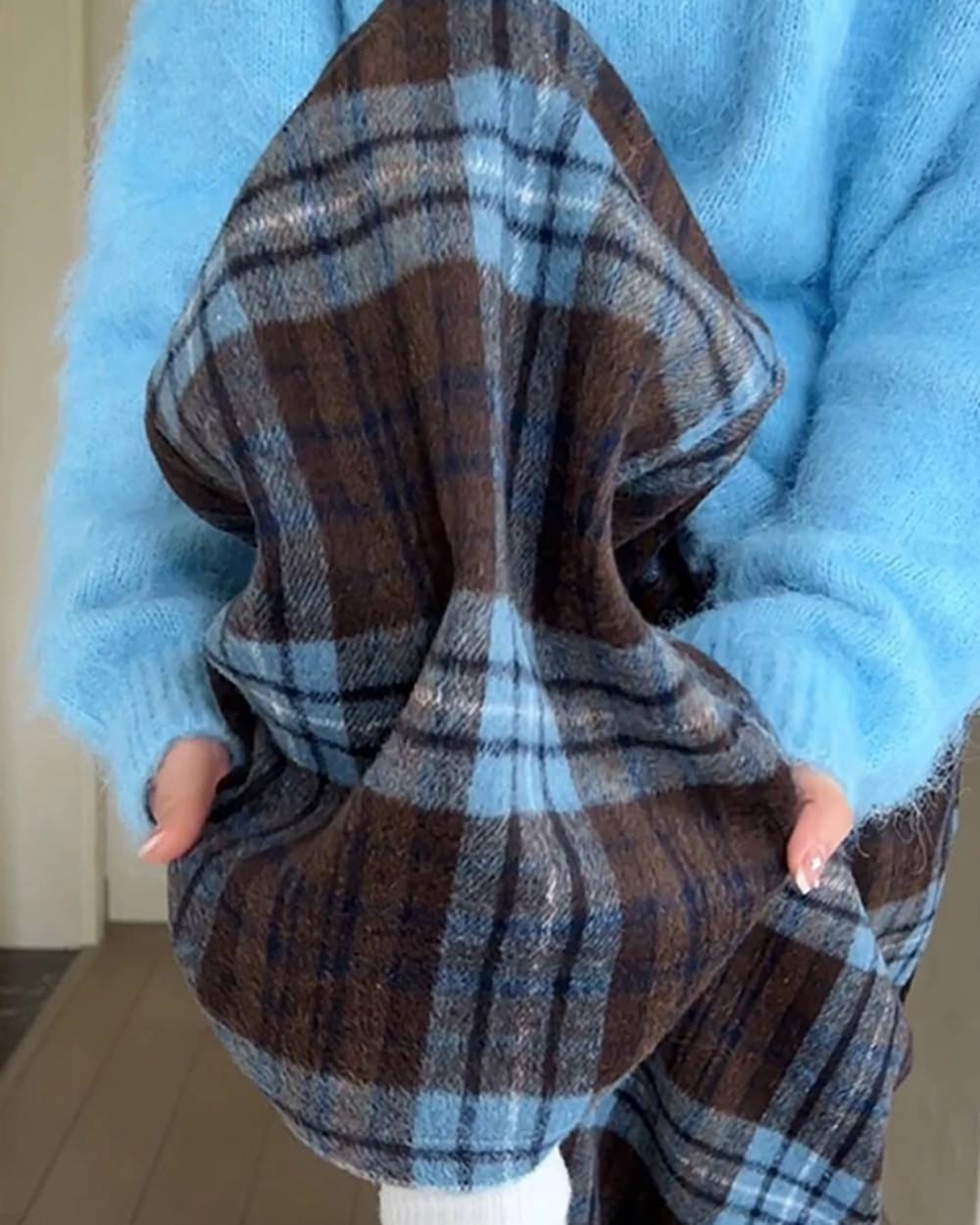 vintage plaid wide leg pants boogzel clothing