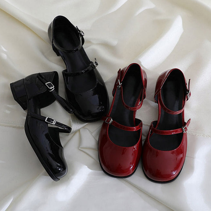 vintage aesthetic mary jane sandals boogzel clothing