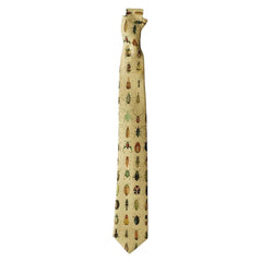 vintage beetle print tie boogzel clothing