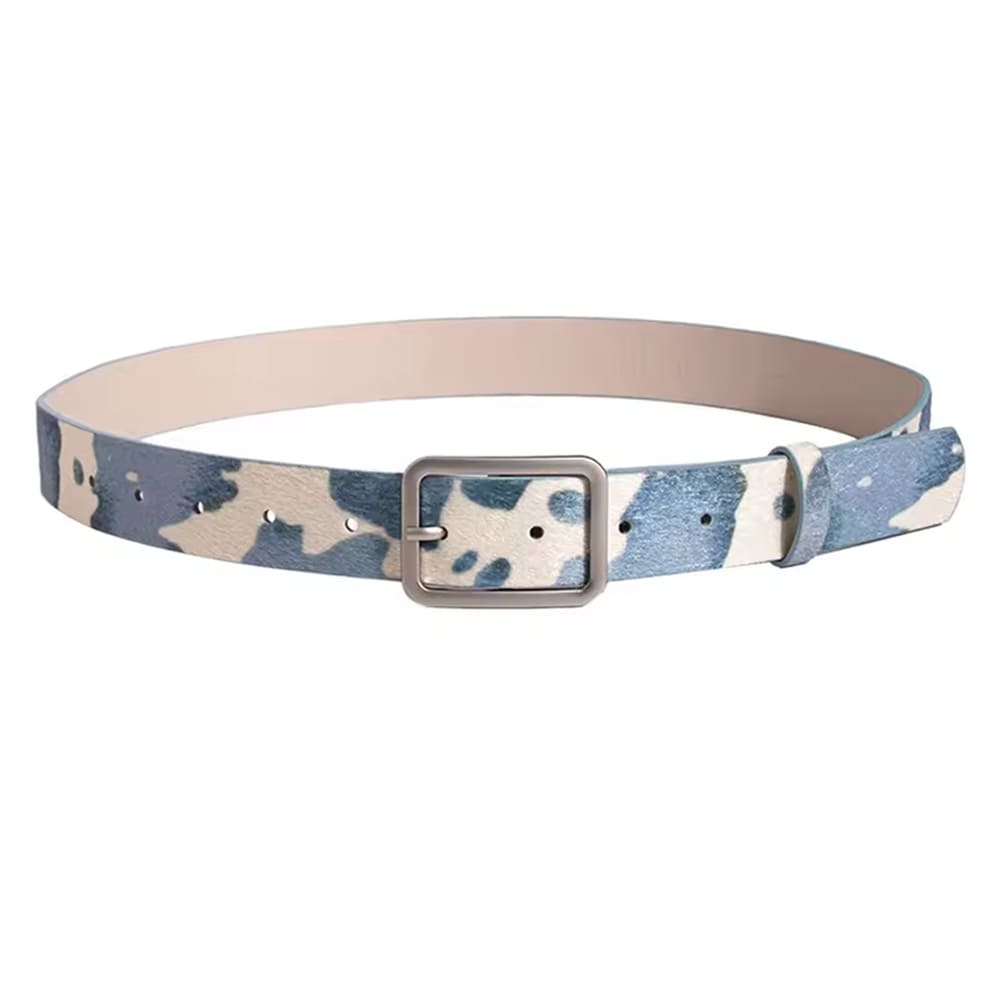 vintage ranch cow print belt boogzel clothing