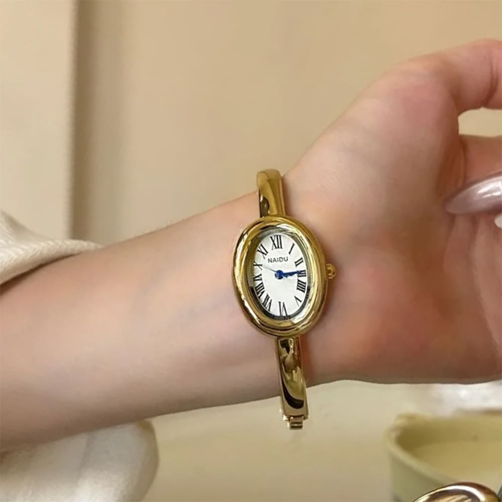 vintage style oval watch bracelet boogzel clothing