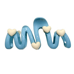 wave shaped hair claw boogzel clothing