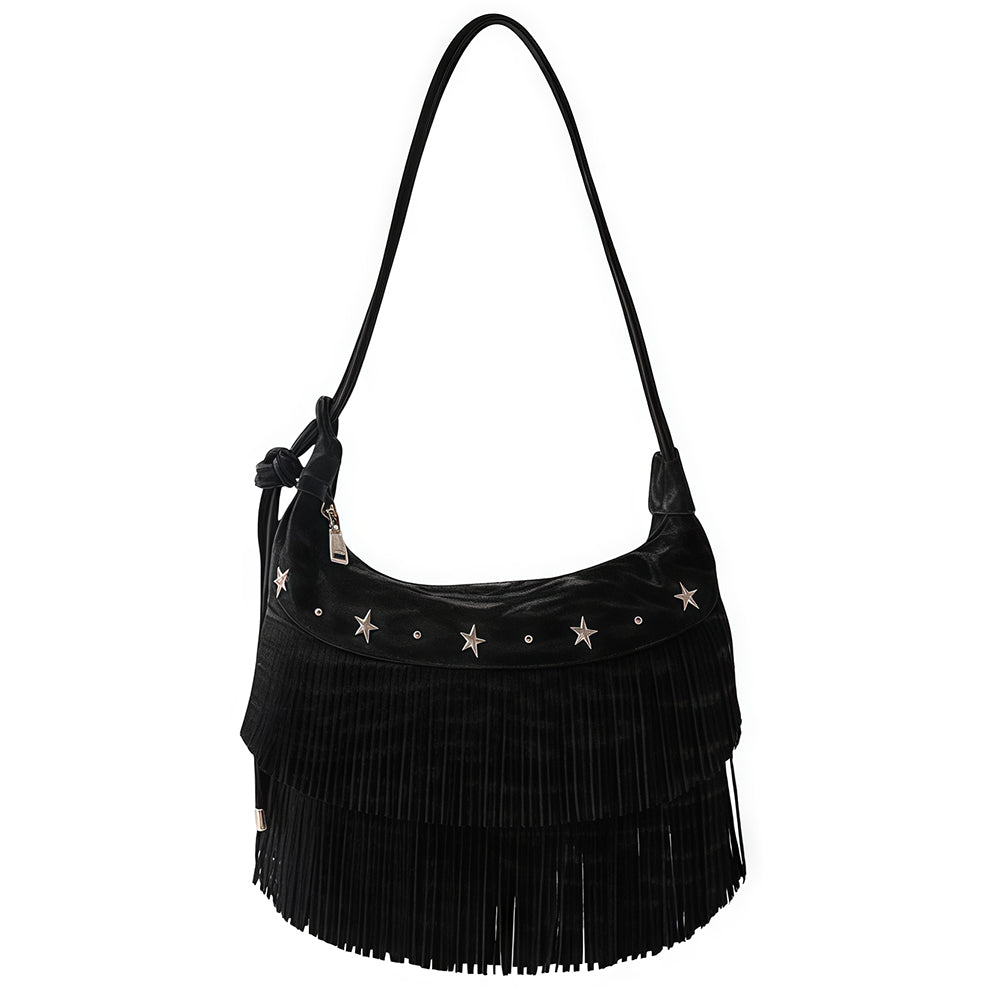 western stardust fringe bag boogzel clothing