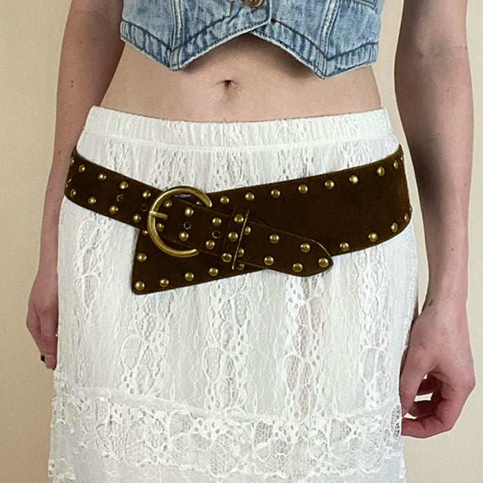 western studded belt boogzel clothing