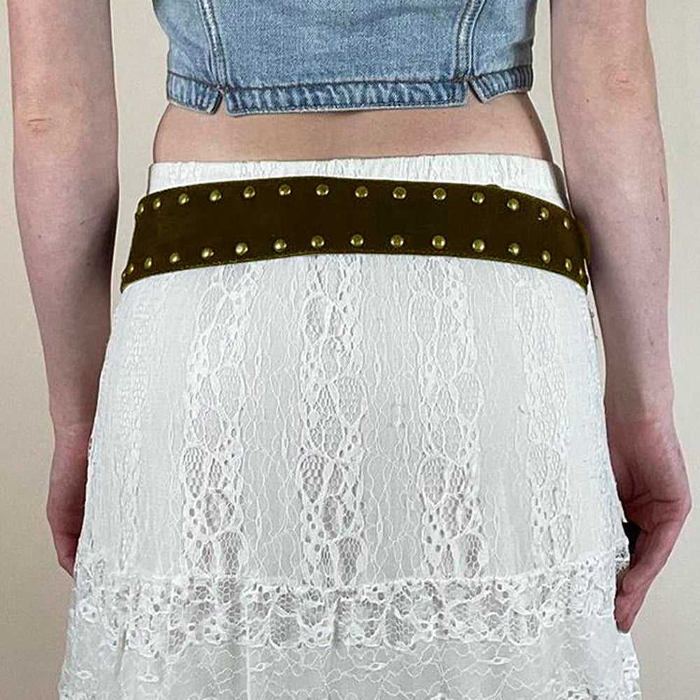 western studded belt boogzel clothing