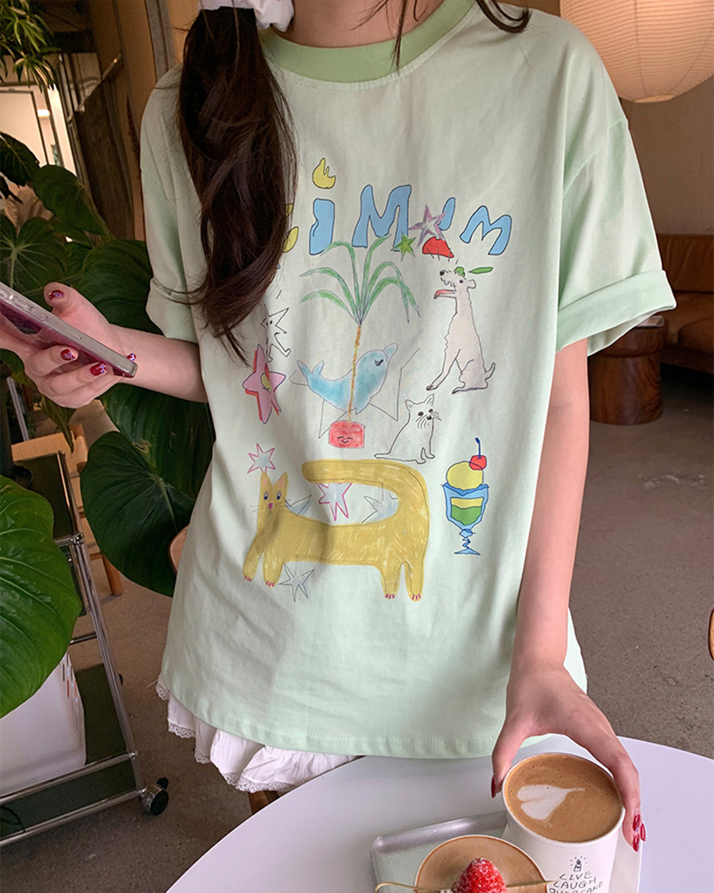whimsical doodle graphic tee boogzel clothing