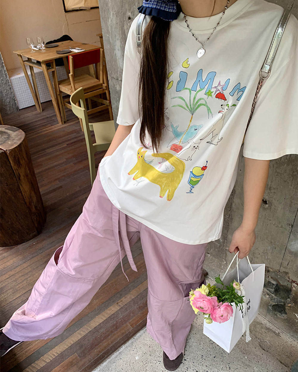 whimsical doodle graphic tee boogzel clothing