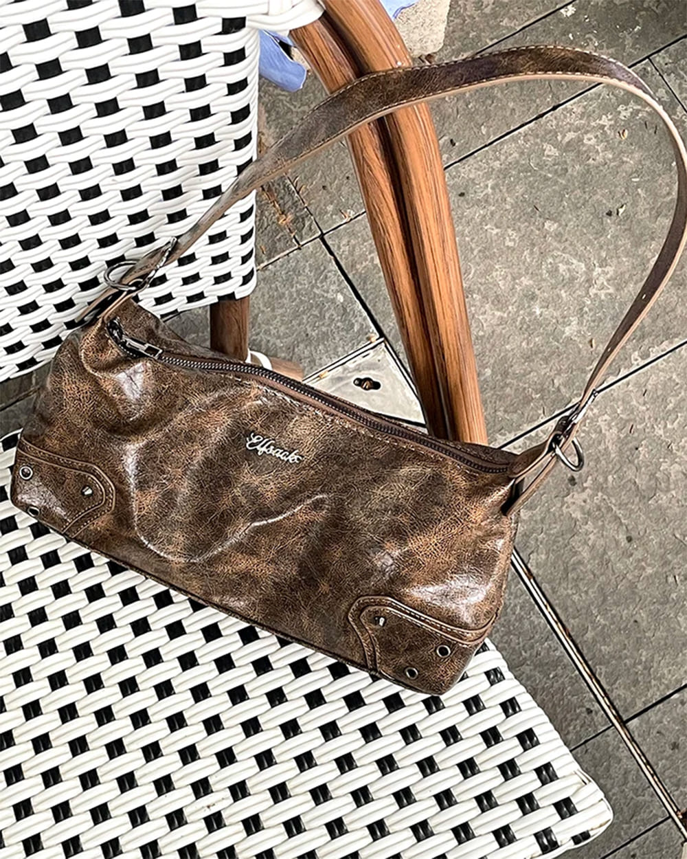 wild aura y2k baguette bag boogzel clothing