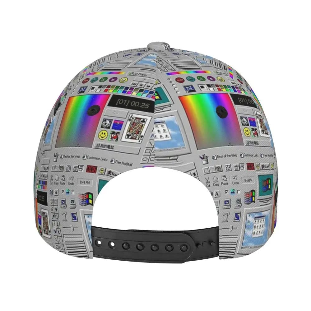 windows xp aesthetic baseball cap boogzel clothing