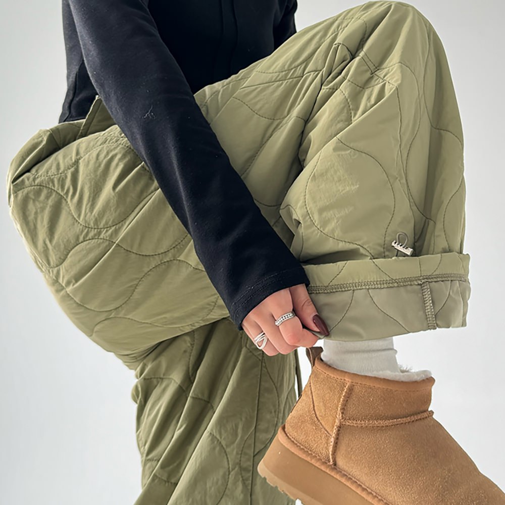 winter skater quilted pants boogzel clothing