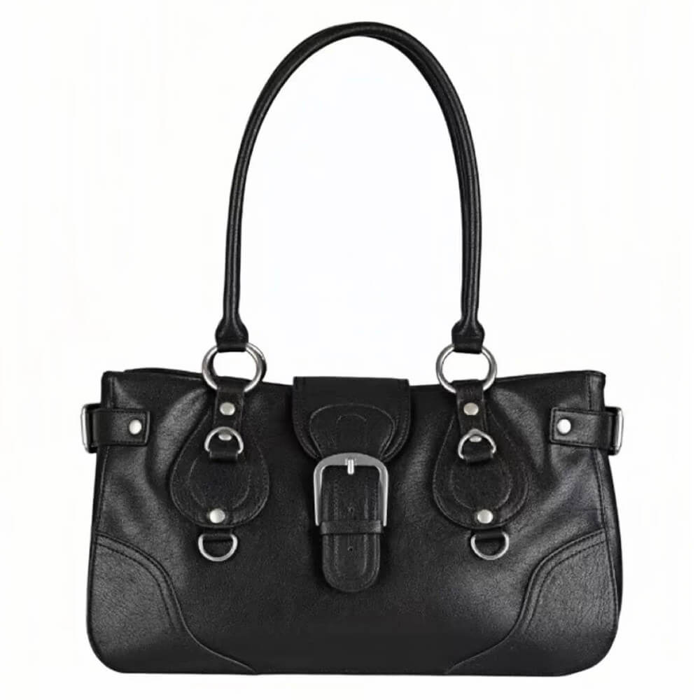 y2k buckle shoulder bag aesthetic handbag boogzel clothing