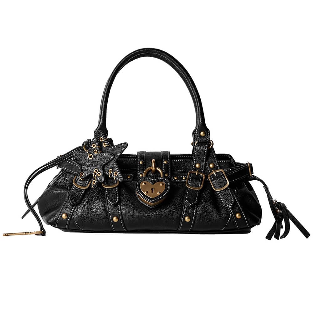 y2k heart lock shoulder bag boogzel clothing