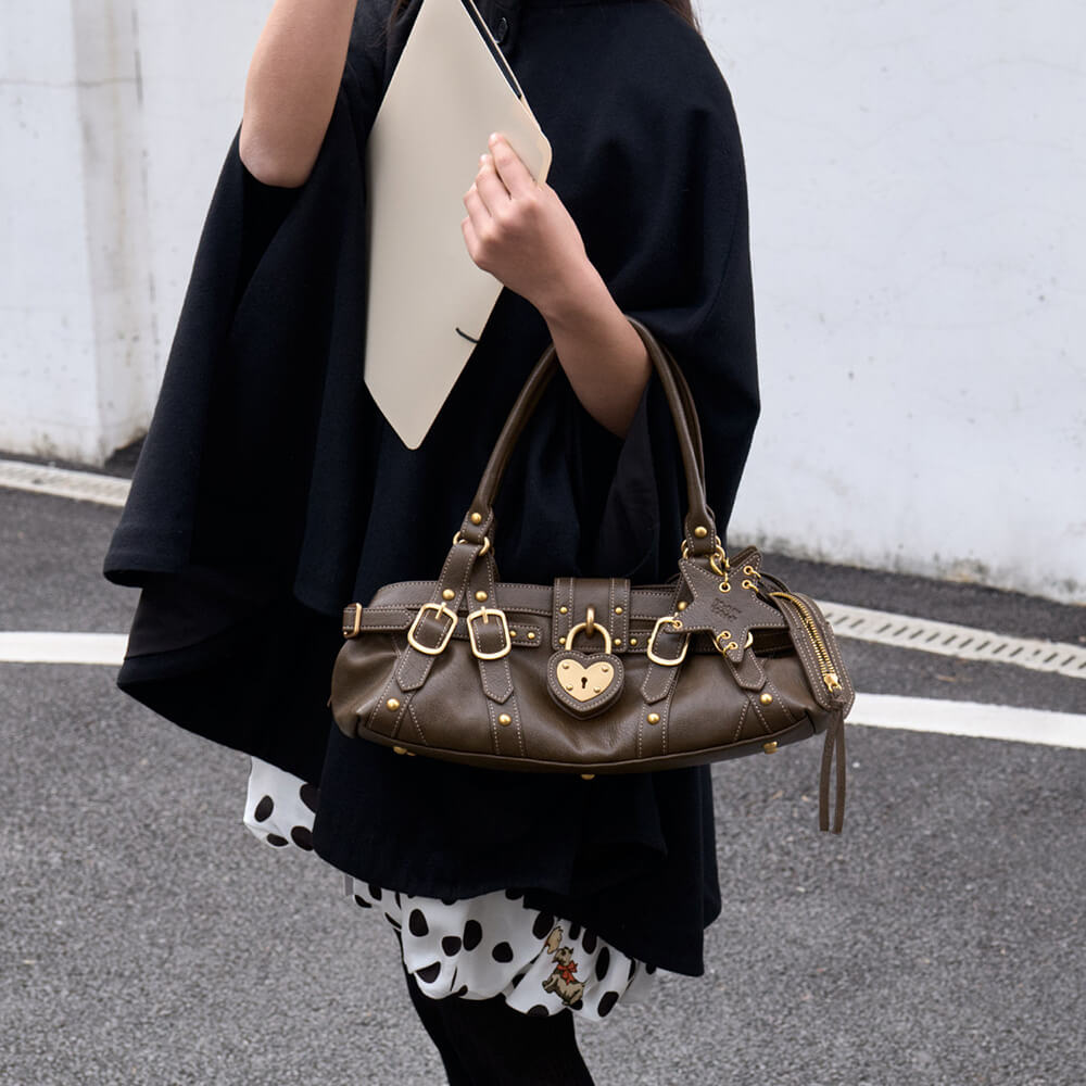 y2k heart lock shoulder bag boogzel clothing