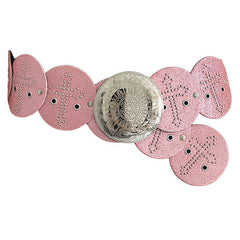 y2k pink cross oversized belt boogzel clothing